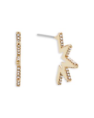 Luna Pav&eacute; Drop & Hoop Earrings, Set of 3