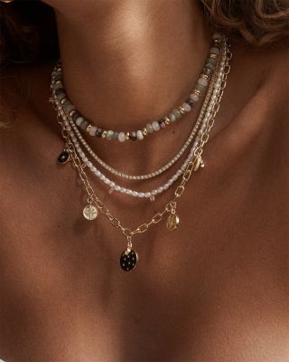 Soma Charm Necklace, 18"