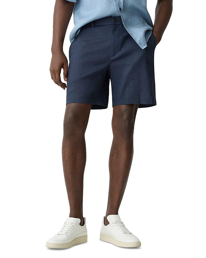 Theory Curtis Drawstring 7 Shorts In Good Linen