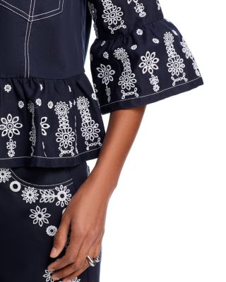 Mazie Eyelet Mandie Denim Jacket