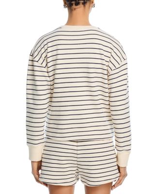 Tyler French Terry Stripe Pullover Sweatshirt