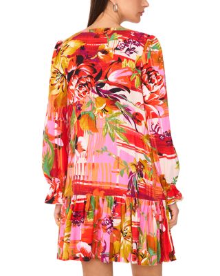 Floral Print Mini Dress