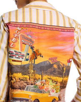 Fawn Scarf Three Quarter Sleeve Blouse