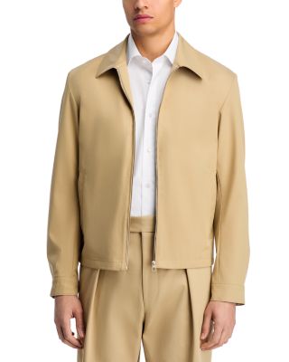 x David Beckham Comano Jacket in Open Beige