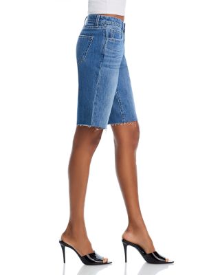 Elise Low Rise Denim Bermuda Shorts