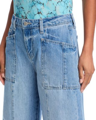 Cody Rodeo High Rise Cropped Barrel Jeans in Cristo 