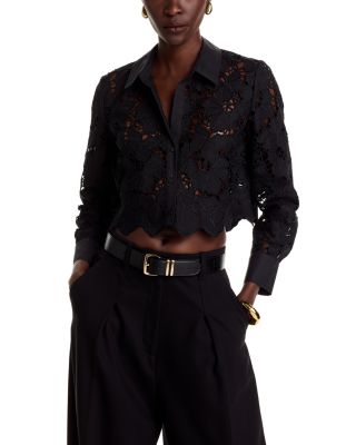Seychelle Lace Button Front Shirt