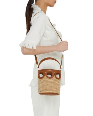 Mini Woven Bucket Bag