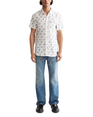 Regular Fit Short Sleeve Linen Shirt