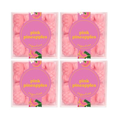 Sugarfina - Pink Pineapple Gummies Candy, Set of 4