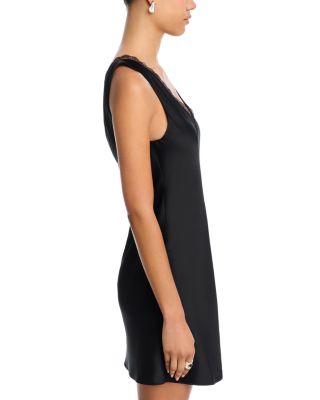 Barb Lace Trim Mini Dress