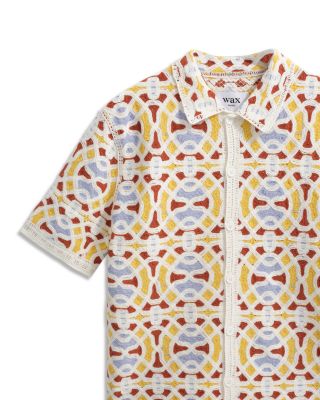 Dorset Crochet Short Sleeve Shirt