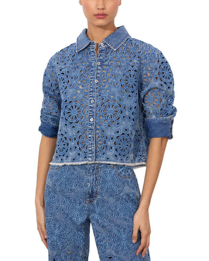 Finely Cropped Laser Cut Jacket