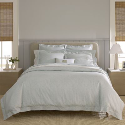 Selini Leaf Sateen Jacquard Sham, Euro