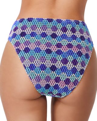 Retro Riviera High Waist Bikini Bottom