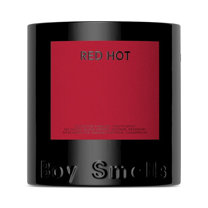 Boy Smells Red Hot Candle