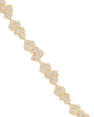 Pav&eacute; Orchid Tennis Bracelet