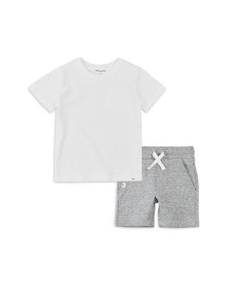 Unisex Miles Basics Tee & Shorts Set - Baby