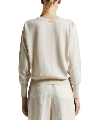 Knitted V Neck Long Sleeve Sweater