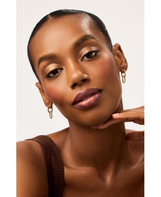 Ash Double Mini Gold Drop Earrings