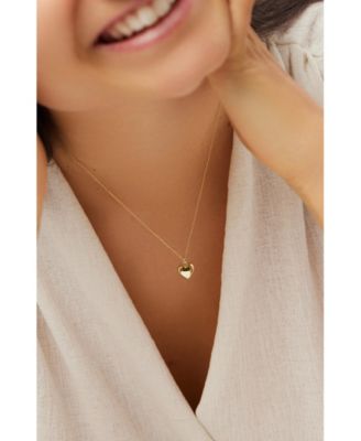 Gold Heart Small Lev Necklace