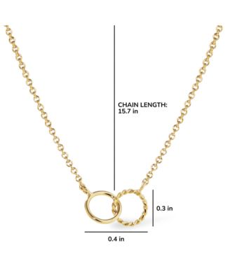 Sam Interlocking Circles Necklace