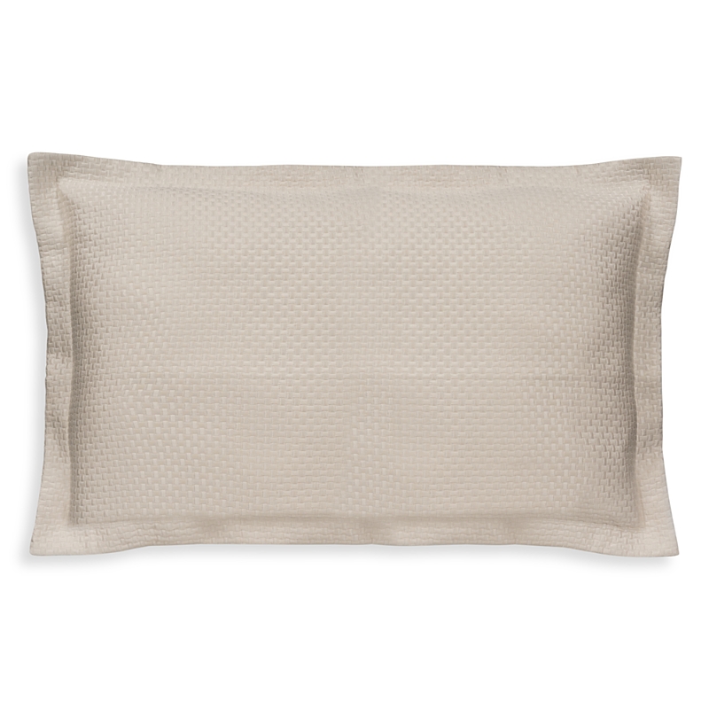 Dea Luxury Linens Villa Seta Cotton-silk Matelasse King Sham