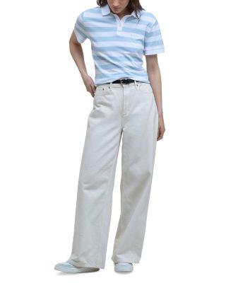 Ashbourne Striped Polo Top