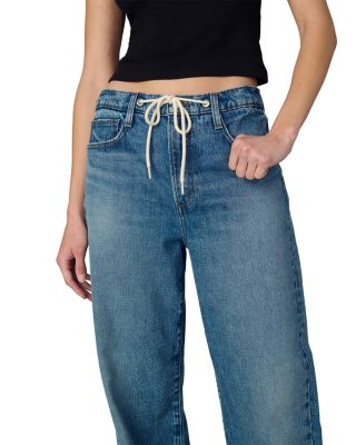 The Ryan High Rise Drawcord Jeans in Impact