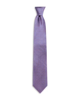 Woven Geometric Silk Tie - Exclusive