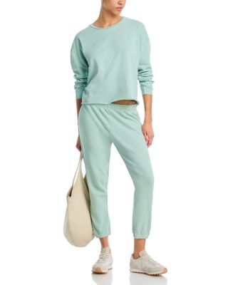 Tessa Raw Hem Pullover Sweatshirt - Exclusive