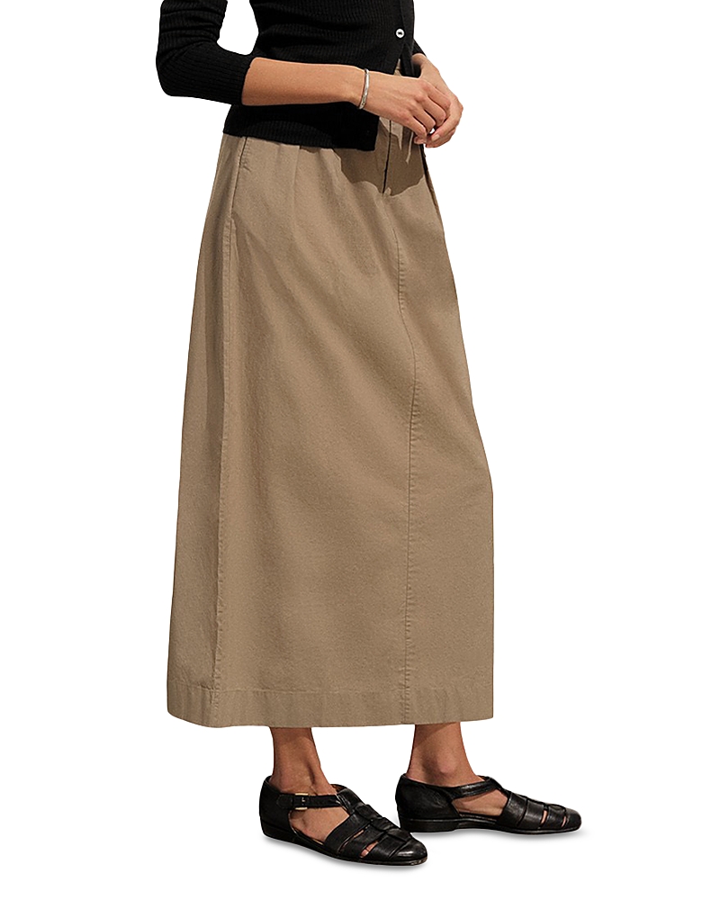 BUCK MASON PAPERWEIGHT POPLIN SKIRT