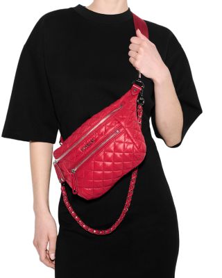 Small Quilted Nylon Crosby Sling Bag