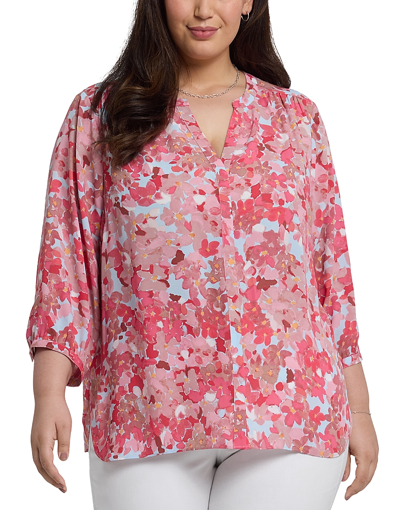 Nydj Plus Pintuck Blouse