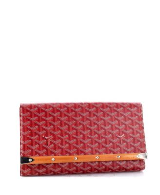 MM Monte Carlo Clutch Coated Canvas