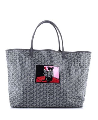 Pre-Owned Goyard - GM Saint Louis Tote Printed Coated Canvas