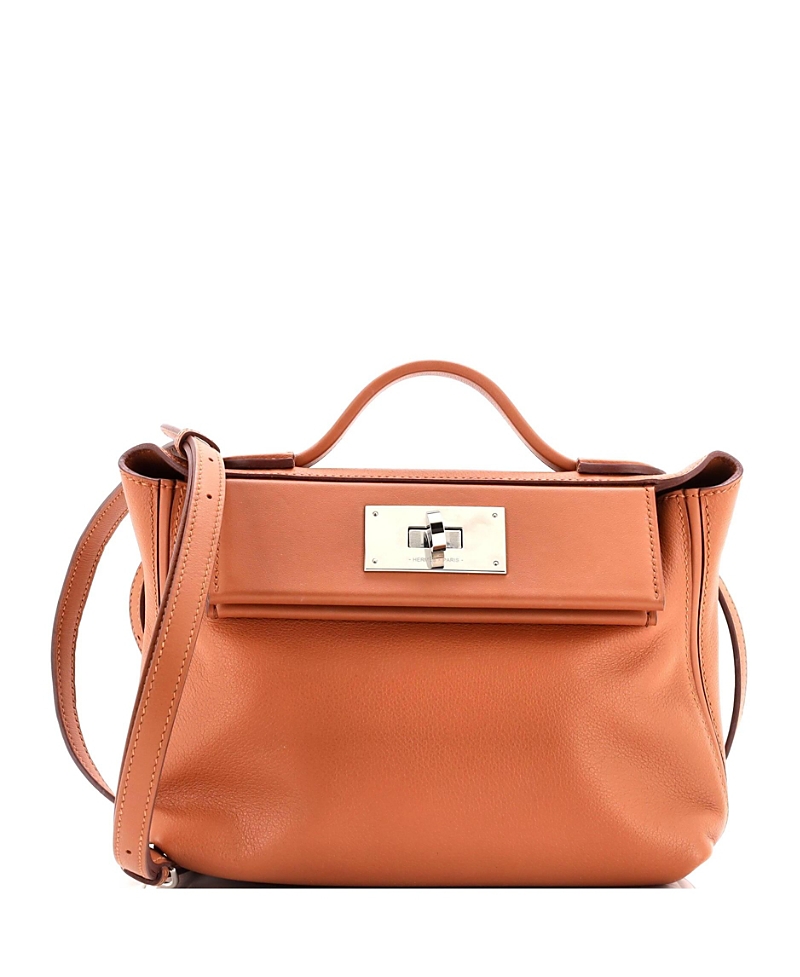 Pre-owned Pre-owned Hermes Hermes 21 24/24 Bag Evercolor With Swift In Brown