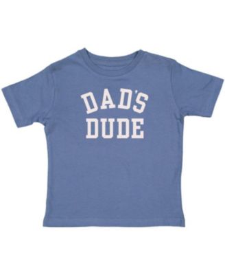 Sweet Wink - Boys' Dad's Dude Short Sleeve T-Shirt - Baby, Little Kid