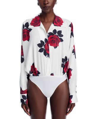 Super Oversized Boyfriend Shirt Bodysuit