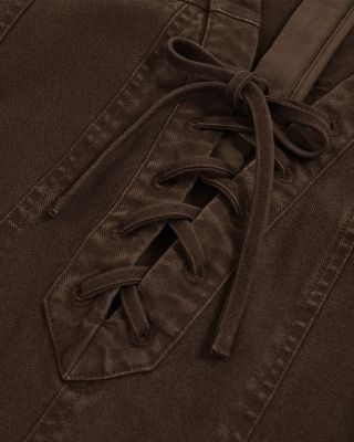 Tia Lace Up Shift Dress  