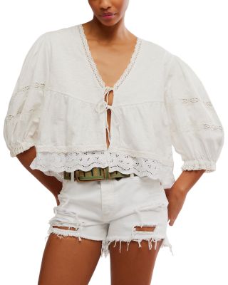 Free People - Bowie Embroidered Reversible Top