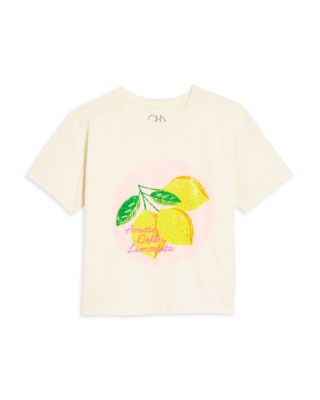 CHASER - Girls' Lemonade Amore Graphic Short Sleeved Tee - Little Kid, Big Kid