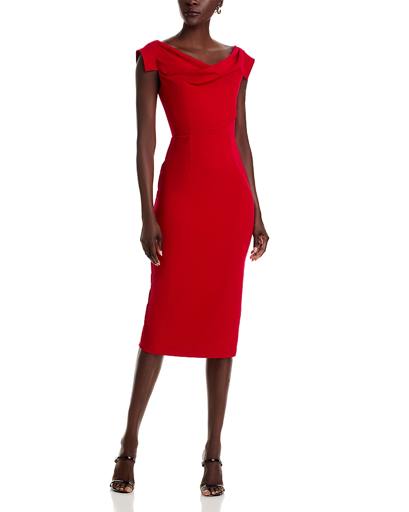Black Halo Jacqueline Midi Dress