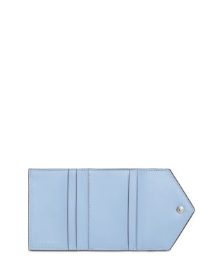 Small T Monogram Coated Canvas Envelope Wallet