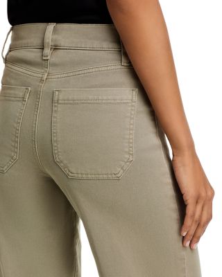 Le Slim Palazzo Mode High Rise Jeans in Thyme