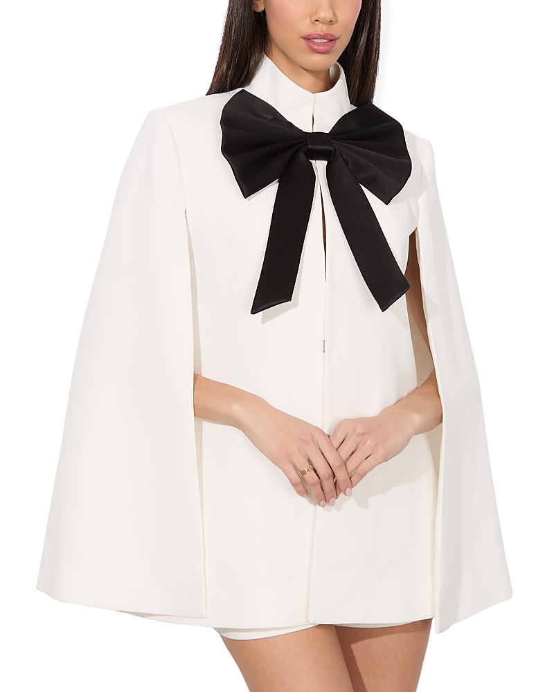 Shop Alice And Olivia Philippa Bow Cape Top
