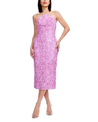 Dress the Population - Etta Sequin Halter Dress