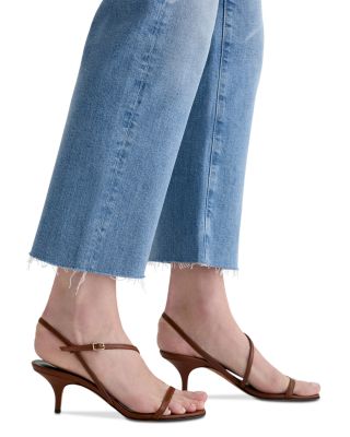 Brinley Mid Rise Straight Crop Jeans in Fiction