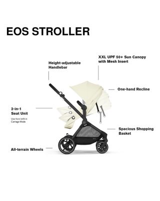 EOS 5-in-1 Travel System Stroller + Lightweight Aton G Infant Car Seat