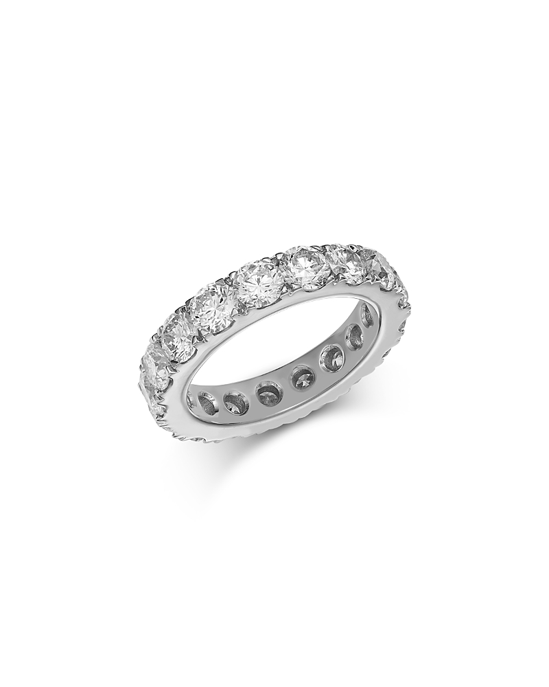 Bloomingdale's Fine Collection Diamond Certified Eternity Band in 14K White Gold, 5.0 tcw